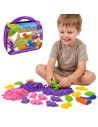 WOOPIE Kinetic Sand Set Dinosaurs Suitcase 19 pcs