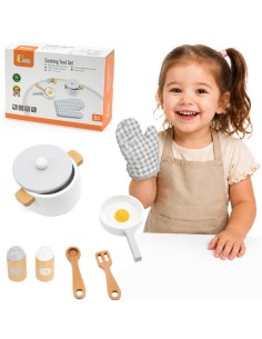 VIGA Kitchen Set with Cooking Glove - Toy for Children