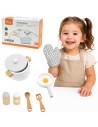 VIGA Kitchen Set with Cooking Glove - Toy for Children