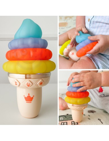 WOOPIE BABY Musical Ice Educational Puzzle - Development and Fun