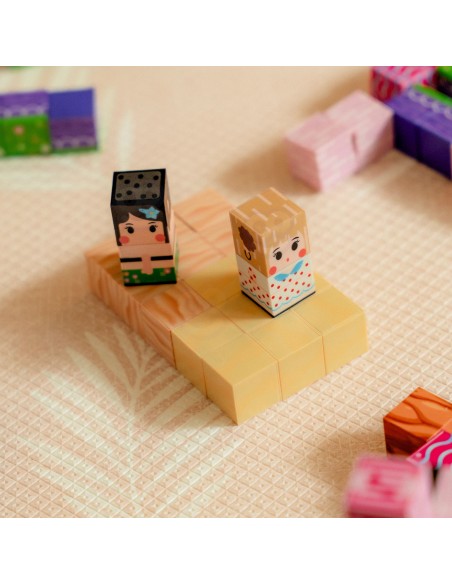 WOOPIE Magnetic Cubes 86 pcs 3D - Set of Magnets for Children