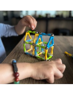 3D Magnetic Blocks 128 pcs – Creative Play and Learning for Children 2