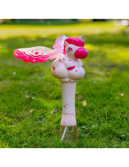 WOOPIE Unicorn Bubble Machine - Magic Wand for Kids