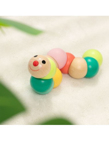 Classic World Wooden Manipulative Caterpillar | Sensory Toy