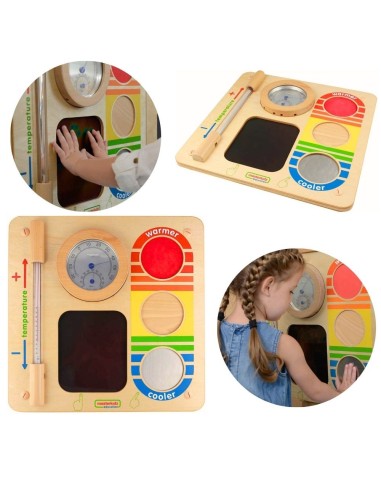 MASTERKIDZ Temperature Learning Board - Montessori