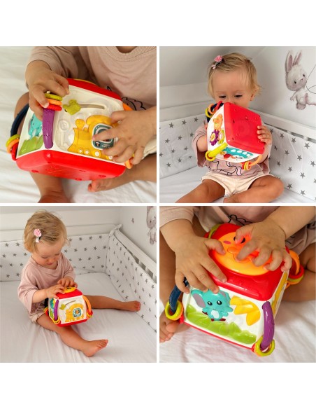 WOOPIE Interactive Educational Cube Funny Cube Drum Piano