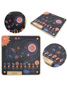 MASTERKIDZ Solar System Board - Planets and Space