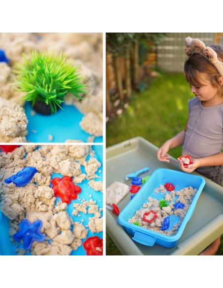WOOPIE Kinetic Sand for Water - Magic Set in a Suitcase