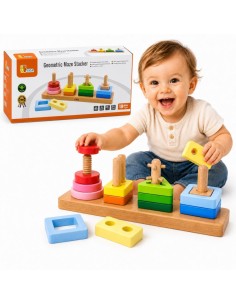 VIGA Drewniany Geometryczny Sorter Labirynt 2