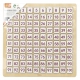 VIGA Drewniana Edukacyjna Tabliczka Matematyka i Alfabet 101 Elementów
