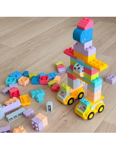WOOPIE Klocki Konstrukcyjne 3D Sześciany 86 el. 2