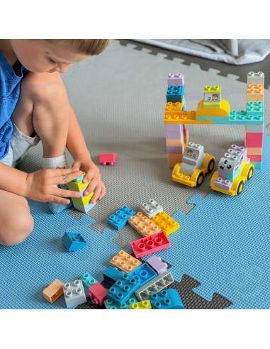 WOOPIE Pastel Construction Blocks - Educational Toy