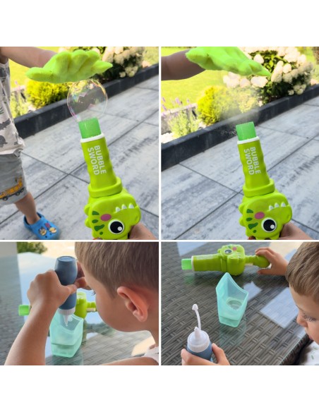 WOOPIE SMOKE Bubble Gun Dinosaur - Fog Machine