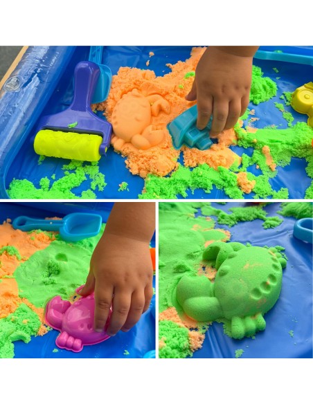 Woopie Sand Spirit Kinetic Sand Set with Pool and Molds