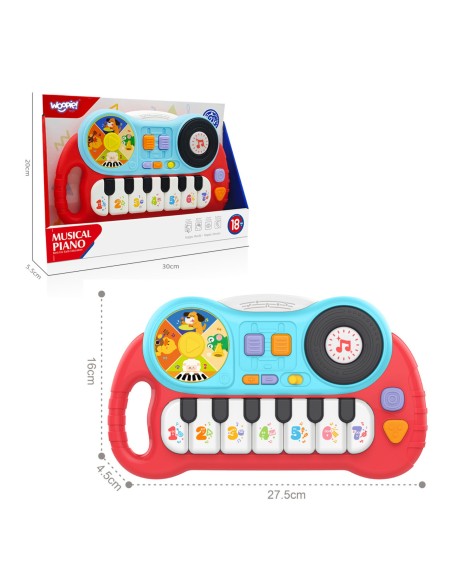 Interactive piano for children educational organ animal sounds