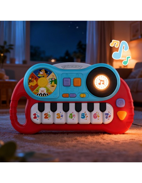 Interactive piano for children educational organ animal sounds