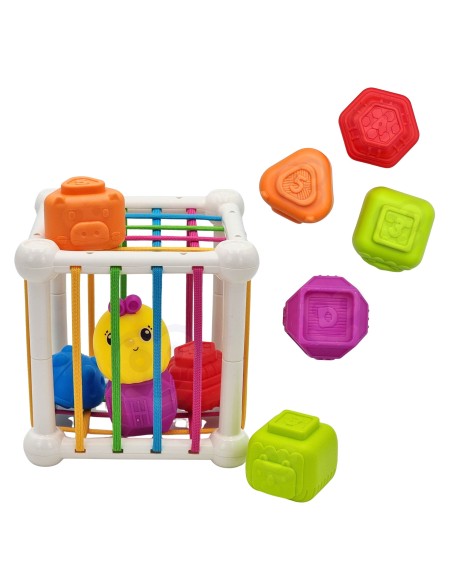 WOOPIE BABY Sensory Cube 7 Pieces Animal Toys