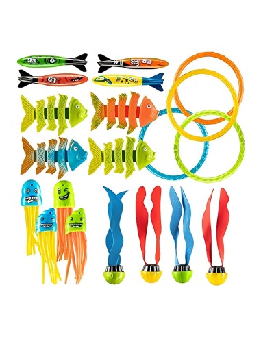 WOOPIE Diving Toy Set - 20 pieces for the pool