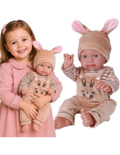 WOOPIE ROYAL kūdikio lėlė zuikio kostiumėlyje 46 cm - puiki dovana