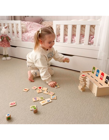 VIGA Educational Garbage Sorting Puzzle - Wooden Game