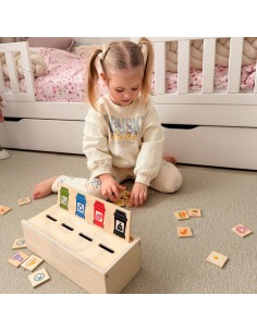 VIGA Educational Garbage Sorting Puzzle - Wooden Game 2
