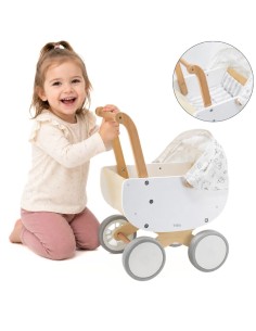 VIGA Wooden Doll Pram with Gondola - Gift Idea
