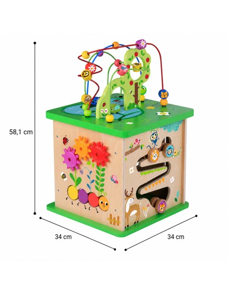 TOOKY TOY Educational Cube Sorter Maze Animal Intertwining