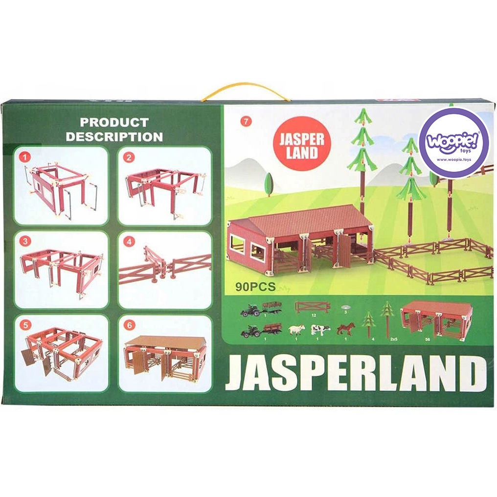 Zestaw farma ze zwierzętami figurki + 2 traktorki 102 el.