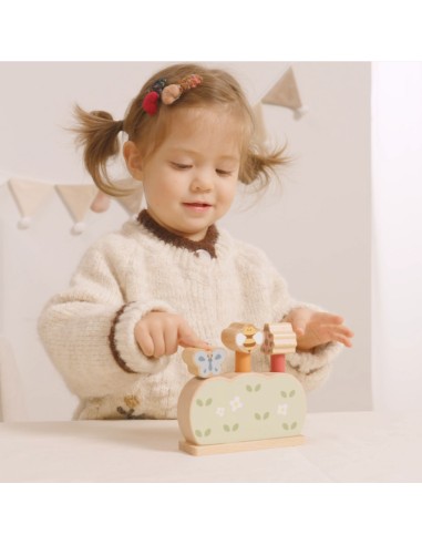 VIGA PolarB Wooden Jumping Animals - Jumping Garden