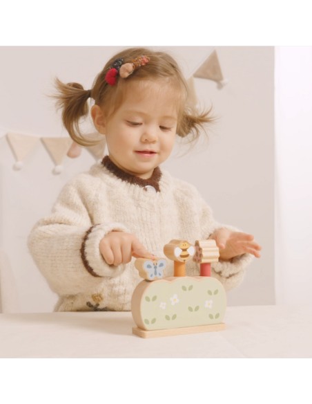 VIGA PolarB Wooden Jumping Animals - Jumping Garden