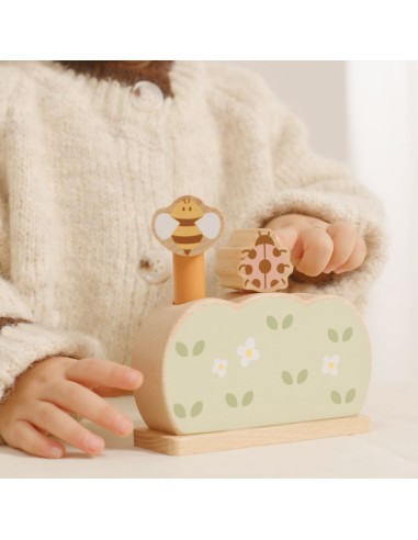VIGA PolarB Wooden Jumping Animals - Jumping Garden