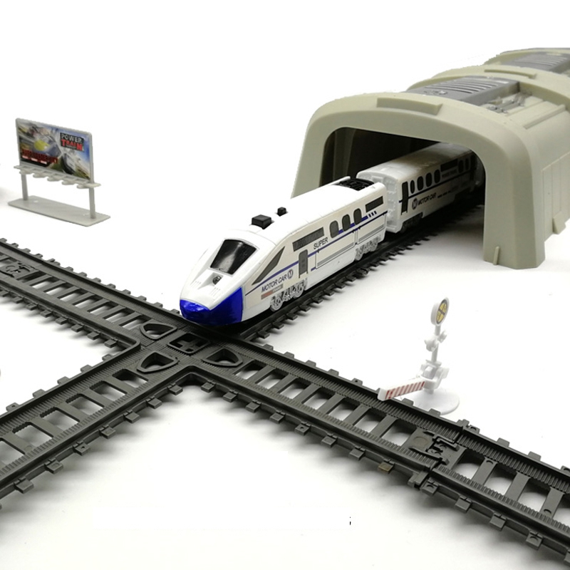 Kolejka elektryczna ogromny 914 cm tor most tunel 86 el.