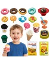 Süßigkeiten-Set für Kinder Desserts Eis Café & Laden WOOPIE 30-tlg.