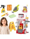 Children's cleaning trolley with vacuum cleaner and mop Little Helper