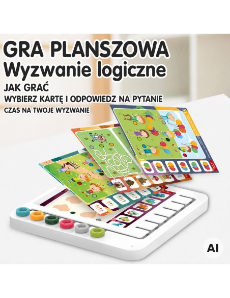 WOOPIE Zestaw 60 Gier Logicznych 3+ - Rozwój i Zabawa