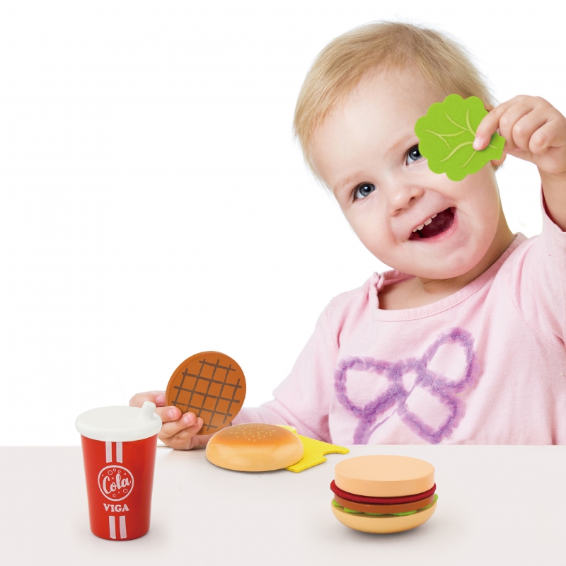 VIGA Zestaw Hamburger i Cola