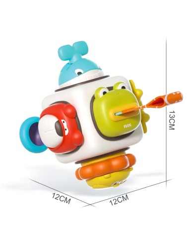6-in-1 WOOPIE sensory cube - a toy for babies