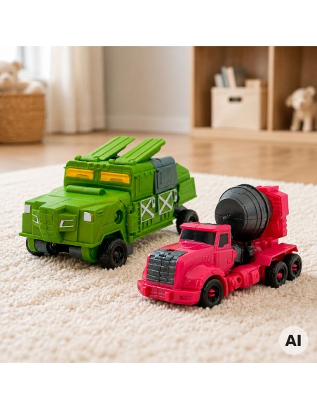 WOOPIE Transforming Robots 4 in 1 - Battle Cars for Kids