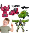 WOOPIE Transforming Robots 4 in 1 - Battle Cars for Kids