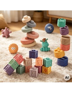 Woopie Soft Sensory Blocks - Set of 27 Pieces 2