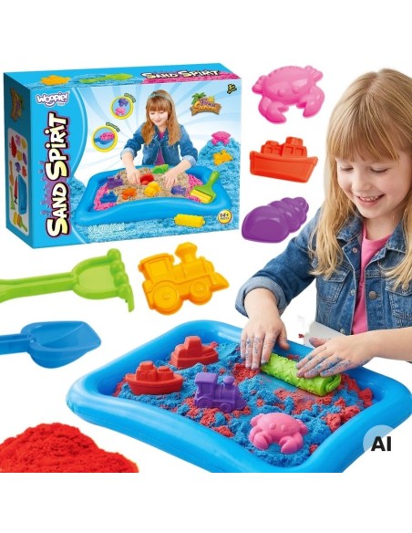 Woopie Sand Spirit Kinetic Sand Set with Pool and Molds