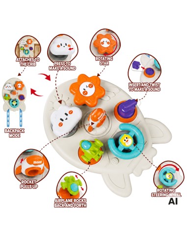 Woopie Activity Rocket Toy - Educational Board