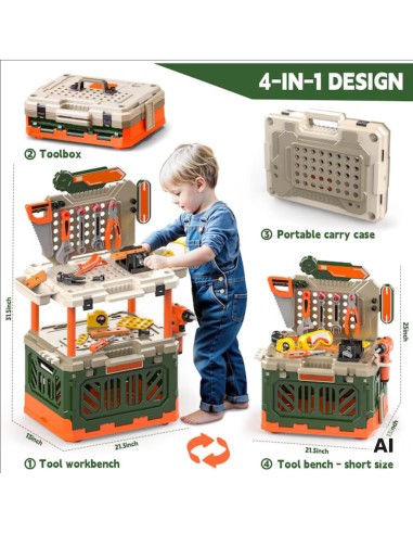 Workbench 4-in-1 Set 90 pcs. Electric Drill Accessories