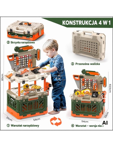 Workbench 4-in-1 Set 90 pcs. Electric Drill Accessories