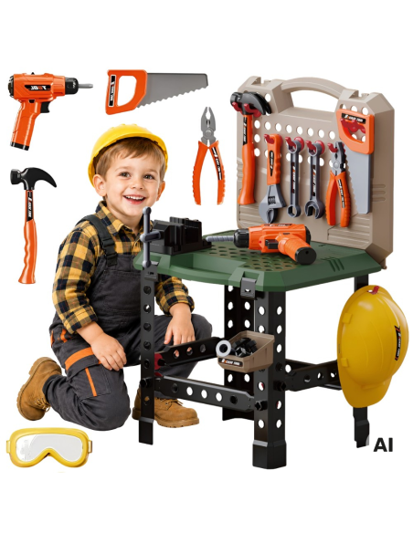 Foldable DIY Workshop 2 in 1 Suitcase Helmet Tools