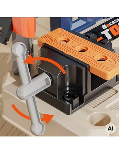 Foldable DIY Workshop 2 in 1 Suitcase Helmet Tools