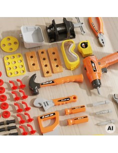Foldable DIY Workshop 2 in 1 Suitcase Helmet Tools 2
