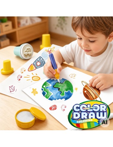 Magic Brush Creative Set with Stamps 3+