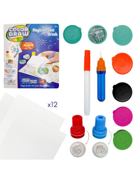 Magic Brush Creative Set with Stamps 3+