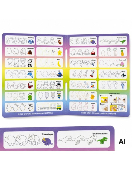 Magic Brush Creative Set with Stamps 3+
